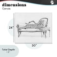 thumbnail image 4 of Stupell Industries Art Deco Lounging Beast Cheetah Canvas Art, 30 x 24, by Victoria Barnes, 4 of 8