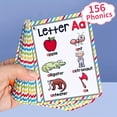thumbnail image 2 of Tarjetas didácticas de bolsillo con 26 letras del alfabeto en inglés, juguetes educativos para el aprendizaje temprano de palabras en inglés, 2 of 4