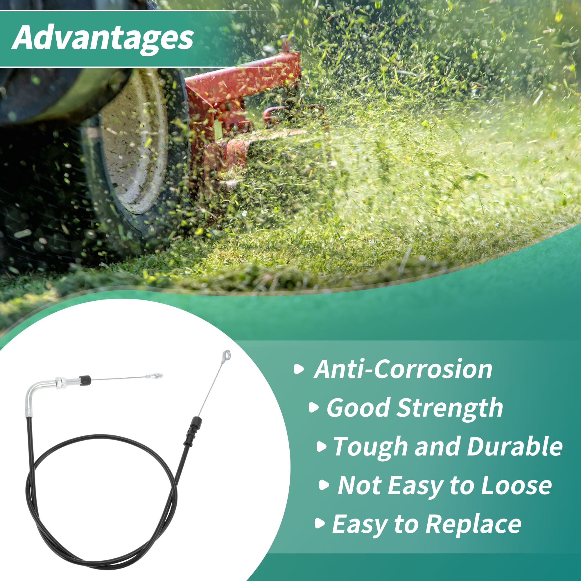 Unique Bargains Parking Brake Cable for Gravely ZT HD and for Ariens Lawn Mowers