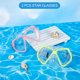 thumbnail image 5 of 2 pcs Swimming diving goggles Swimming mask goggles Underwater swimming goggles Nose goggles for adults and young people, 5 of 5