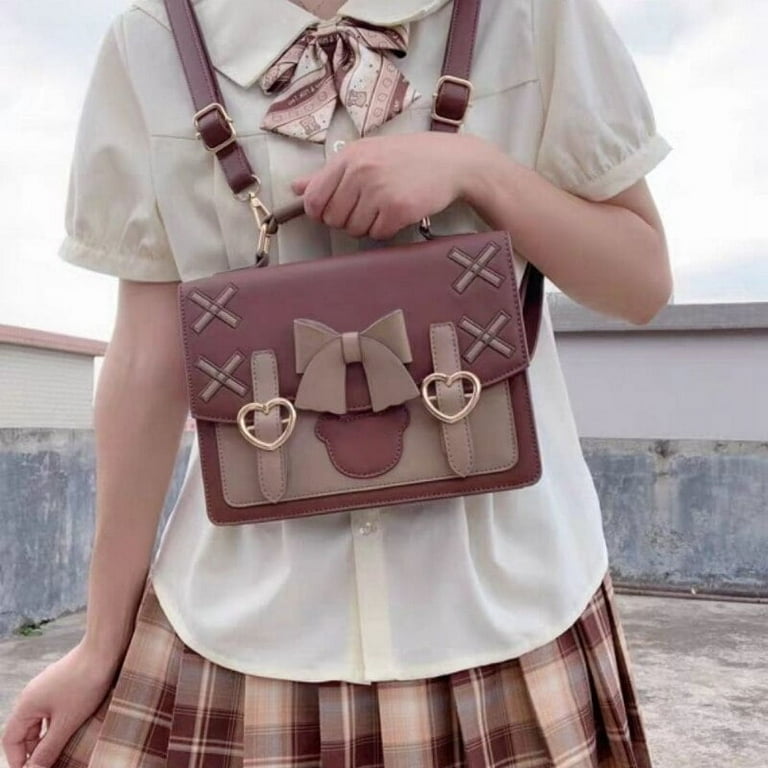 Cute Star Shape Purses and Handbags for Women Lolita Totes Kawaii Designer  Bag Japanese Style Fashion Top Handle Bag Pu Leather
