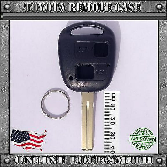 New Remote Key Keyless FOB Replacement Case 2 Button Short Blade Shell For Lexus