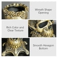 thumbnail image 3 of Macetas de cabeza para interior y exterior, maceta con forma de calavera, maceta de resina para plantas suculentas, contenedor, portalápices, decoración para el hogar y el jardín, Calavera, 3 of 5