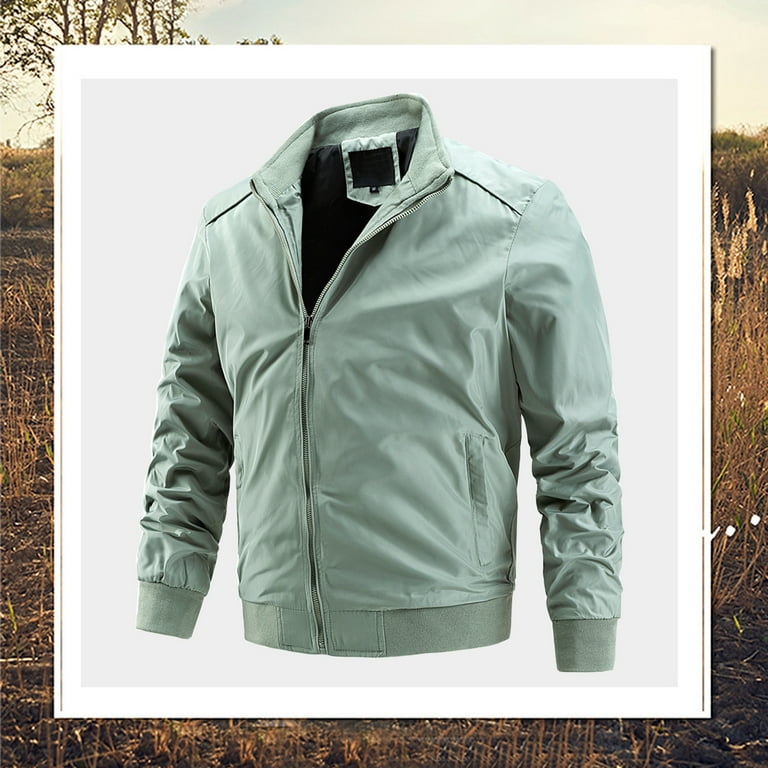 Akiihool Coats for Men Big and Tall Mens Lightweight Jacket