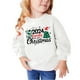 thumbnail image 2 of Xihbxyly Sudadera de Invierno, Acogedora Camiseta de Manga Larga con Estampado de Letras, Elegante Diseño de Cuello Redondo, Divertido Estampado Navideño para Salidas Informales, Actividades Escolare, 2 of 4