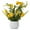 Yellow, variant on Enova Home Mixed Artificial Silk Tulip Flowers in White Ceramic Pot (Purple)