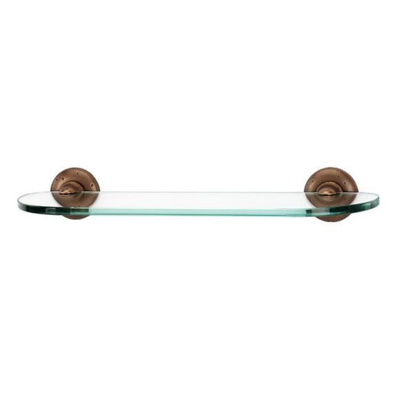 Sierra 18" x 2.63" Bathroom Shelf, Rust Bronze