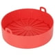 thumbnail image 3 of Olla para freír con aire, revestimiento de silicona para parrilla, sartén para pan, tapete para pastel, cesta, olla a presión, herramienta de cocina, color rojo, 3 of 14