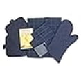 thumbnail image 3 of Home Collection 8 Piece Kitchen Towel Set with Dish Cloths, Pot Holders, and Oven Mitt Bundle (Blue), 3 of 4