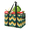 Multicolor 4, variant on CURLYOOT Modern Geometric Reusable Grocery Bag, Large Foldable Grocery Totes Shopping Bag for Groceries, Boho Shopping Bags with Handles for Kitchen Trunk Picnic