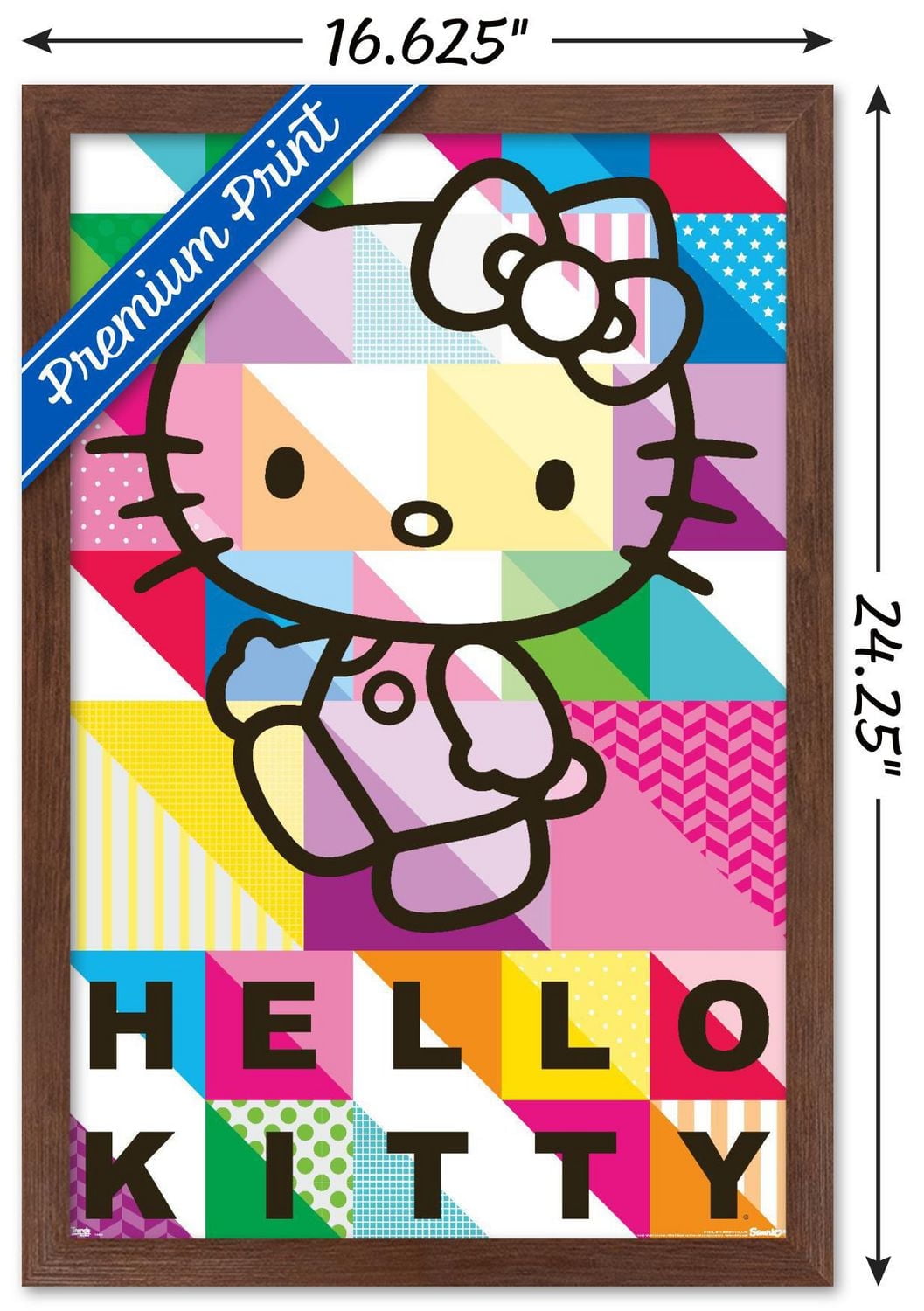 Hello Kitty - Patterns Wall Poster, 22.375" x 34"