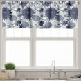 thumbnail image 3 of Ambesonne Vintage Valance & Curtain, Dotted Digital Paint, 55"x36", Blue White, 3 of 6