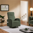 thumbnail image 4 of Renwick Corduroy Swivel Glider Chair for Living Room, All Ages, Dark Green, 4 of 15