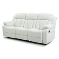 thumbnail image 2 of Glory Furniture Daria G682-RS White Reclining Sofa, 2 of 6
