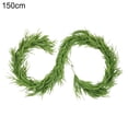 thumbnail image 1 of Norfolk Songgalan Artificial Pine Wreath - 12 Foot, Festive Christmas Decor, 1 of 8