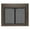 Oil Rubbed Bronze, variant on UniFlame "Roman" Bi-fold style Fireplace Doors with Smoke Tempered Glass