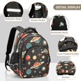 thumbnail image 4 of ALAZA Retro Space Planets Rockets School Backpack Elementary Bag Bookbag Travel Rucksack, 4 of 6
