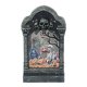 thumbnail image 1 of Luz De Lápida De Halloween Lámpara De Lápida De Cabeza De Calavera Multiusos Alimentado Por Batería 7 Luz De Cambio De Color Led Luz De Noche Para La Fiesta Del Festival En Casa Advancent HA026983-02, 1 of 6
