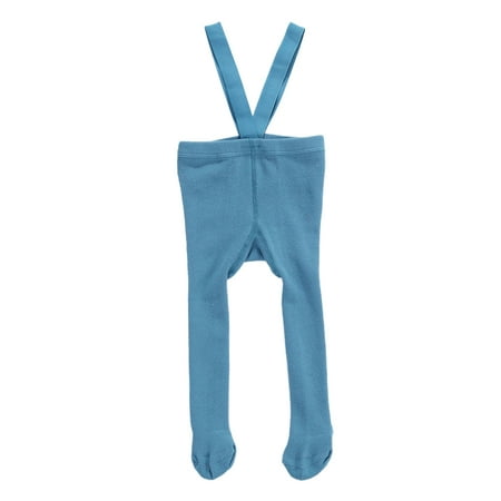 

Biekopu Newborn Baby Suspender Overall Pantyhose High Waist Ribbed Knit Tights