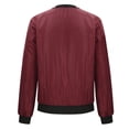 thumbnail image 4 of JGNGSHN Fall Jackets for Women 2025 Trendy Lightweight Bomber Jacket Zip Up Solid Color Outwear with Pockets, 4 of 7