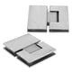 thumbnail image 4 of Abrazadera para puerta de ducha, 2 juegos de abrazadera para puerta de baño de 180 grados, bisagras de puerta de vidrio, eficiencia óptima, 4 of 8