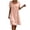 *Pink, variant on VBVC Women's Square Neck Cotton Midi Dress, Ladies' Empire Waist Eyelet Lace A Line Dress, Short Sleeve Beach Vacation Dress For Women,Black,S-3XL