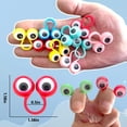 thumbnail image 5 of Juego de 100 piezas de juguetes de marionetas para dedos de ojos, marionetas de dedo con globo ocular ondulado, anillos para niños, recuerdos de fiesta para niños y niñas, 5 of 5