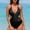 Black Monokini Swimsuits 06, variant on Usmixi Sexy Swimsuits for Women Sexy Cut-out Tummy Control One-Piece Bathing Suits Beachwear Sleeveless V-Neck Solid Swimwears Monokini Swimsuits Black L Up to 65% off