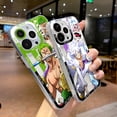 thumbnail image 4 of Cool O-One P-Pieces Luffys funda de teléfono para iPhone 16 15 14 13 12 11 Mini Pro Max X XR XSMax 7 8 Plus SE20 cubierta transparente, 4 of 5