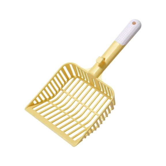 Moocorvic Cat Litter Scoop Plastic Scooper Deep Shovel, Long Handle, Poop Sifting, Heavy Duty, for Litter Box