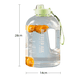 thumbnail image 2 of La botella de agua garantiza que beba suficiente agua diariamente para hacer ejercicio, gimnasio y actividades al aire libre., 2 of 5