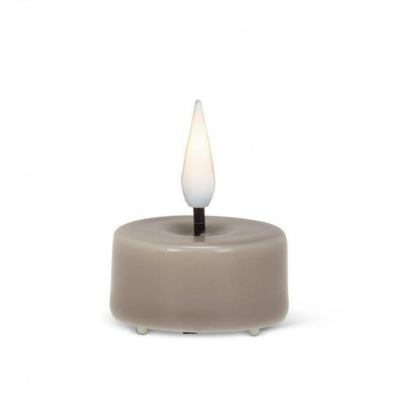 Set Of 6 Gray Led Tealight Candle