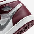 thumbnail image 6 of Men's Jordan 1 Retro High OG "Bordeaux" Bordeaux/Metallic Sil-White (555088 611) - 8.5, 6 of 8