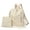 Beige, variant on 2PCS Backpack Purse Women Corduroy Casual Daypack Multi-Pocket College Bookbag Shoulder Bag
