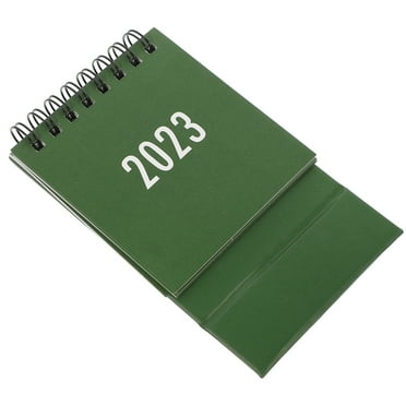 2023 Mini Desk Calendar Small Desktop Spiral Loose Leaf Office supplies Decor Student
