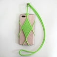 thumbnail image 3 of Mobile Phone New Solid Color Case Accessories Cord Holder Silicone Diamond Cell Phone Strap Neck Lanyard Mobile Phone Cases Protective Cover YELLOW, 3 of 7