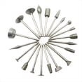 thumbnail image 1 of 20 Brocas de Diamante con Vástago de 3 mm para Pulir Vidrio, Piedra de Jade, Grabado y Tallado, Herramienta Rotativa., 1 of 9