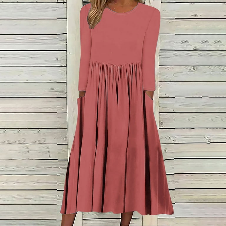 knee length dresses for ladies Autumn Rose Midi Dress Xs main image 0