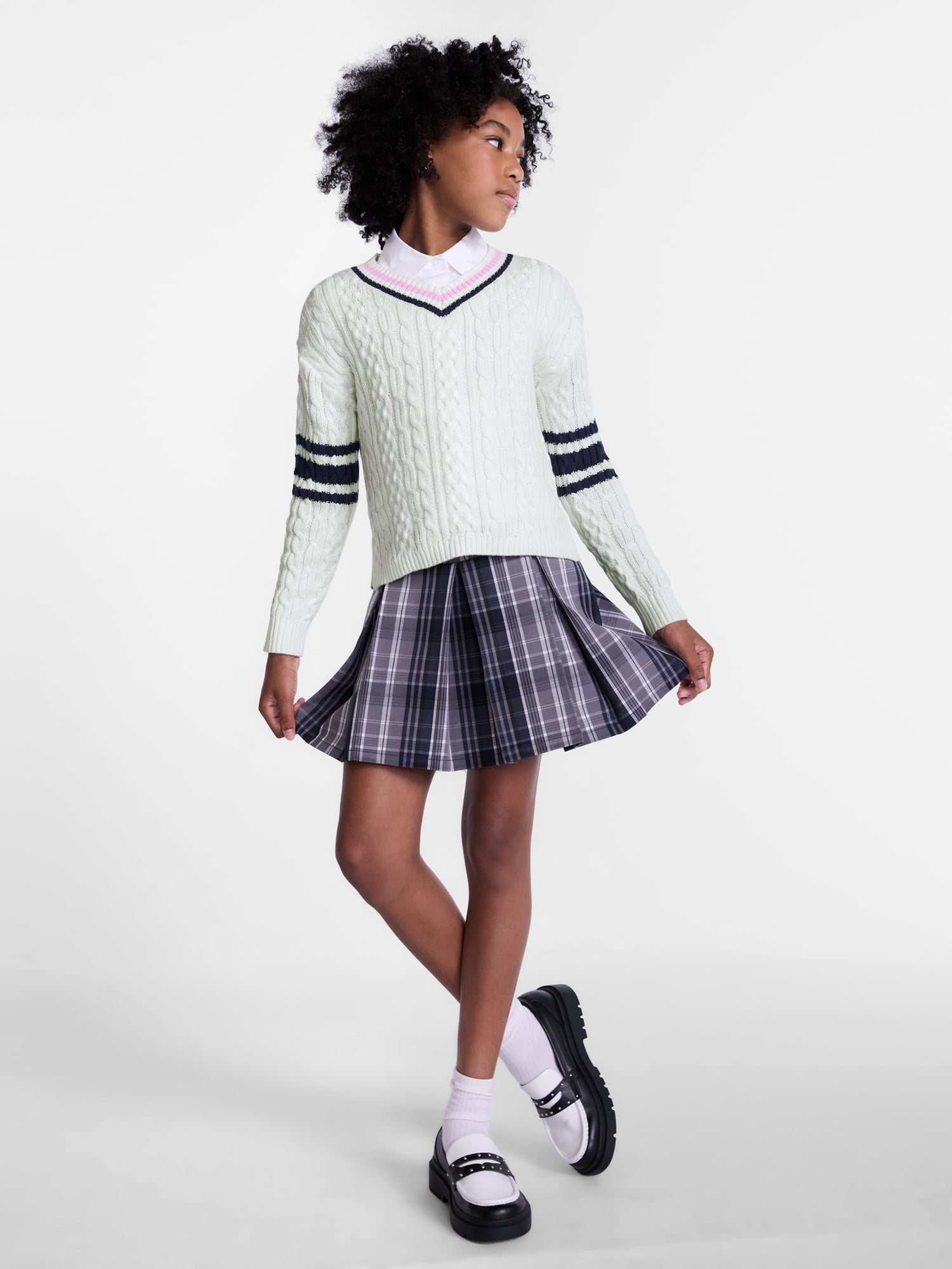 Weekend Academy Girls Pullover Cardigan, Sizes 4-18