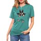 thumbnail image 3 of Moda mujer Casual Primavera Verano o-cuello pulóver imagen Animal manga corta blusa camiseta Tops Fridja gope4877, 3 of 5