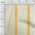 thumbnail image 1 of oneOone Cotton Jersey Pale Yellow Fabric Wide Stripe Fabric For Sewing Printed Craft Fabric By The Yard 58 Inch Wide, 1 of 4