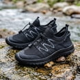 thumbnail image 6 of Domuza Water Shoes Wide Toe for Men Lightweight Quick Drying Swim Beach Aqua Shoes for Water Sport Diving Hiking Sailing Travel Black 9 (EU-43), 6 of 6