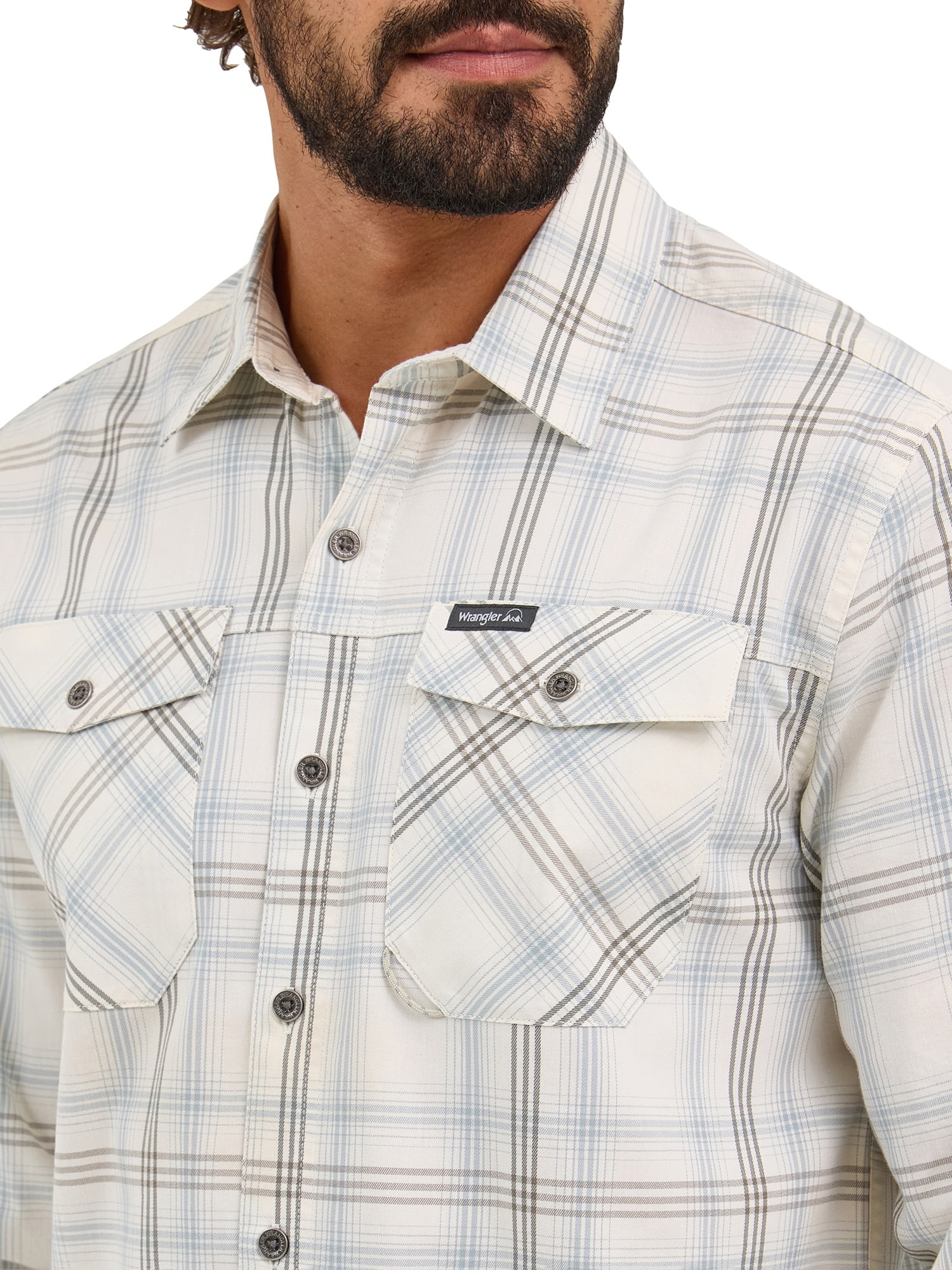 Wrangler Mens Long Sleeve Outdoor Shirt