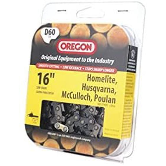 Oregon D60 16" Full Chisel Cutting Chain