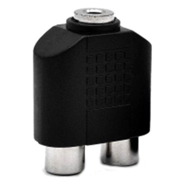 Injueey Accesorios de divisores de adaptador RCA estéreo tipo Y salida de Audio estable 3,5mm dispositivo divisor accesorio de equipo de Electrónica