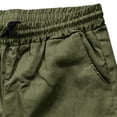 thumbnail image 5 of Cotton Cargo Shorts for Men Elastic Waist Drawstring, Relaxed Fit Side Multi-Pocket Lightweight Breathable Summer Work Shorts for Outdoor Hiking Travel Casual Wear, S-4XL, 5 of 5