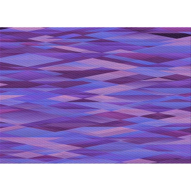 Ahgly Tapis Rectangulaire Lavable en Machine Intérieur Transitionnel Violet, 5 Pieds x 7 Pieds