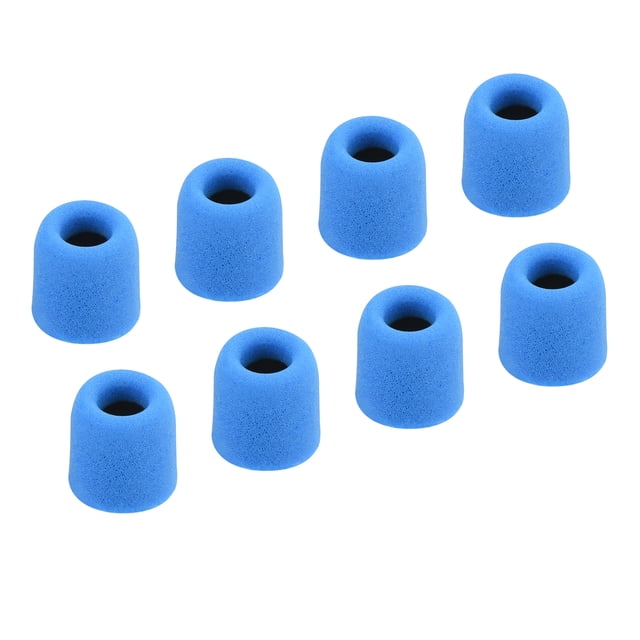 Unique Bargains Replacement Foam Ear Tips Earbuds Bud 5.1-6mm Small Size Earbuds Tips for Earphones Blue 8 Pcs