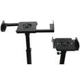 thumbnail image 2 of VideoSecu 2 Packs Surround Sound Bookshelf Floor Speaker Stands Tilt Side Clamp Heavy Duty Mounts Black BJR, 2 of 4