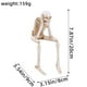 thumbnail image 3 of Halloween Skeleton Resin Decoration, 20cm, Decoración de esqueleto de festival de fantasmas, 3 of 3